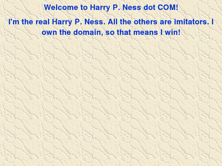 www.harrypness.com