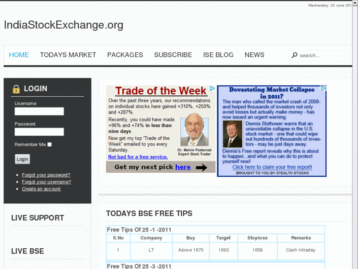 www.indiastockexchange.org