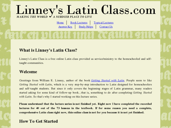 www.linneyslatinclass.com