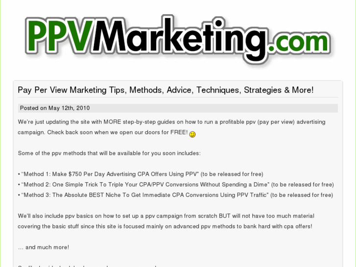 www.ppvmarketing.com