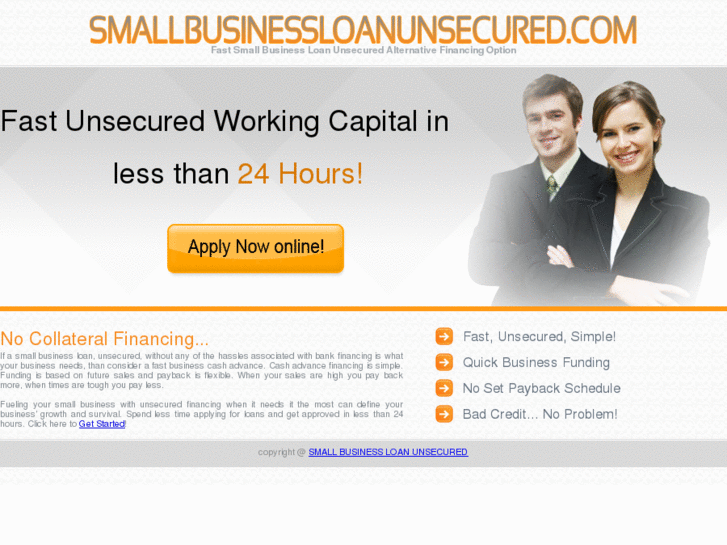 www.smallbusinessloanunsecured.com