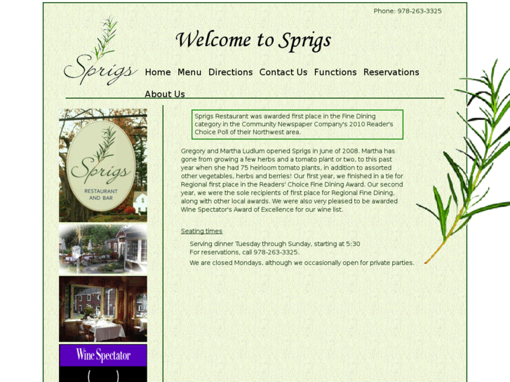 www.sprigsrestaurant.com