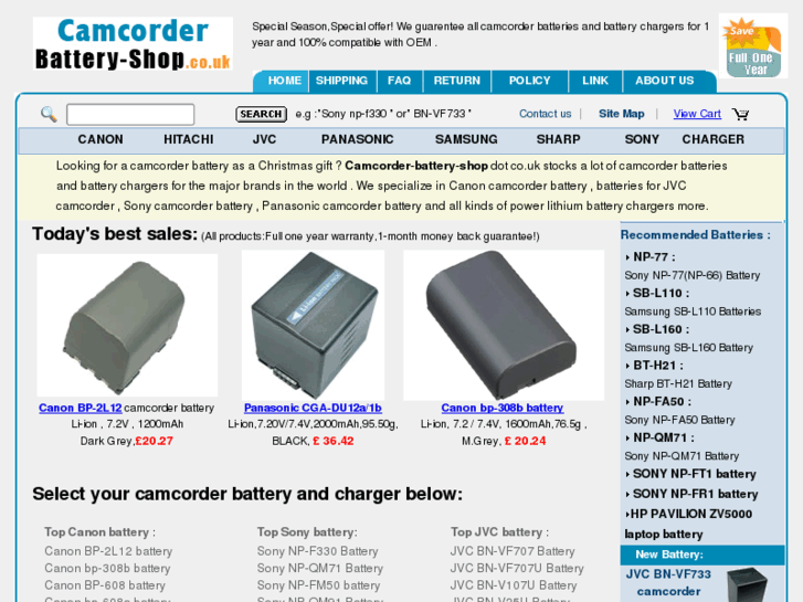 www.camcorder-battery-shop.co.uk