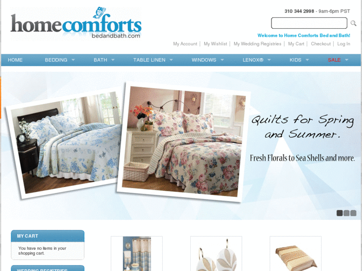 www.homecomfortsbedandbath.com