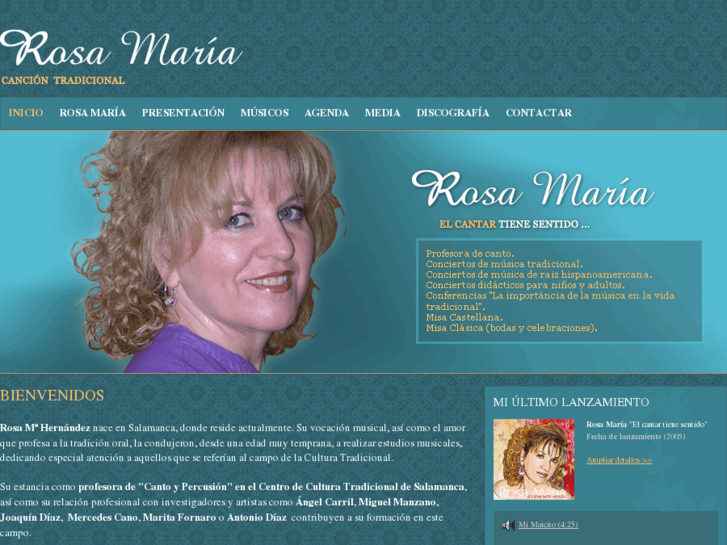 www.rosamariamusic.com