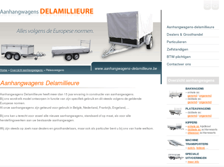 www.aanhangwagens-delamillieure.be