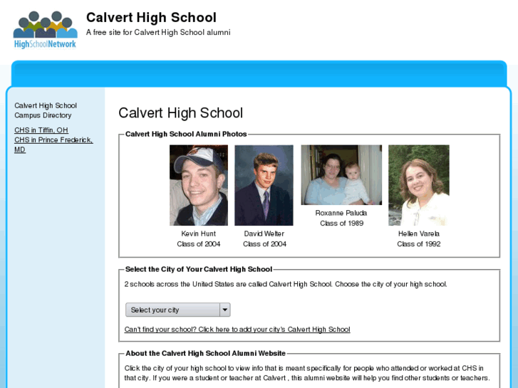 www.calverthighschoolalumni.com