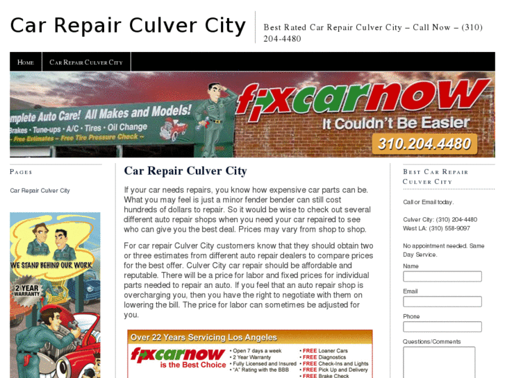 www.carrepairculvercity.com