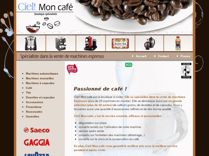 www.cielmoncafe.com