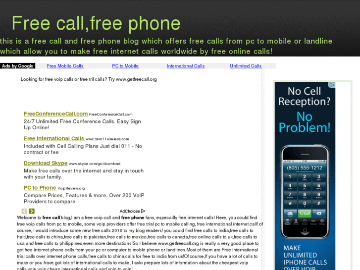 www.getfreecall.org