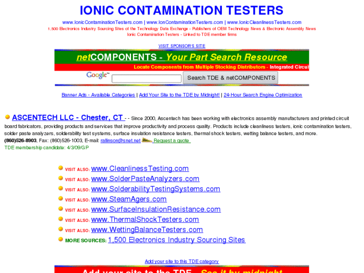 www.ioncontaminationtesters.com