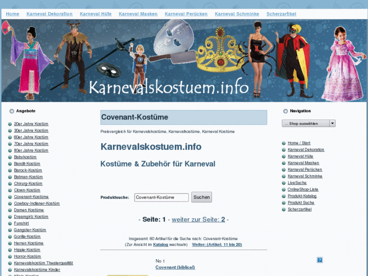 www.karnevalskostuem.mobi