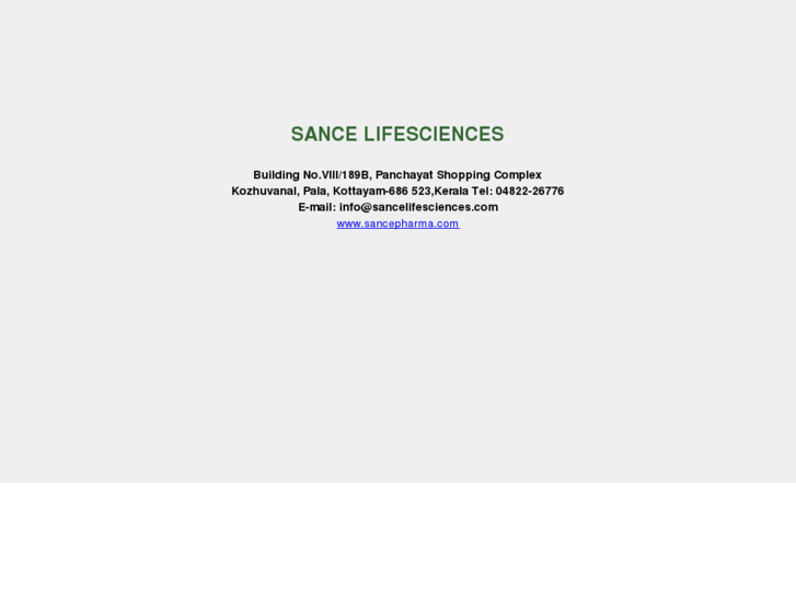 www.sancelifesciences.com