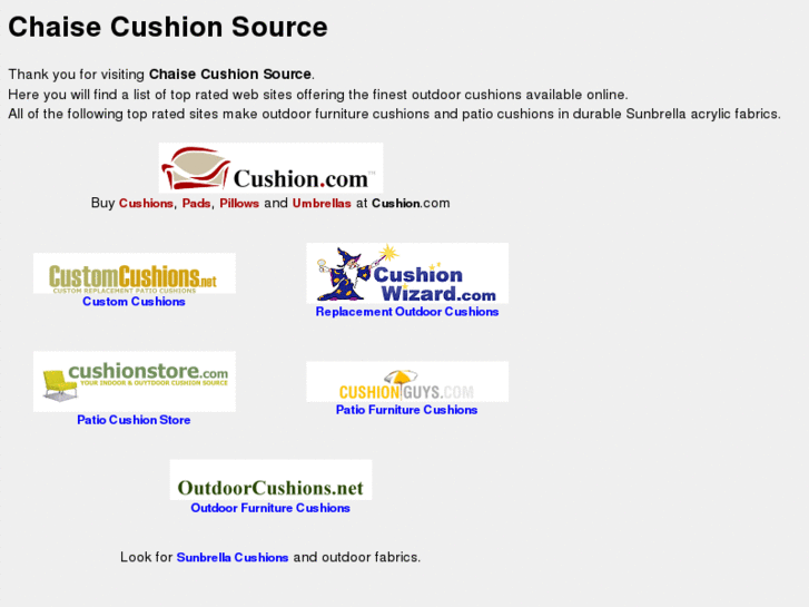 www.chaisecushionsource.com