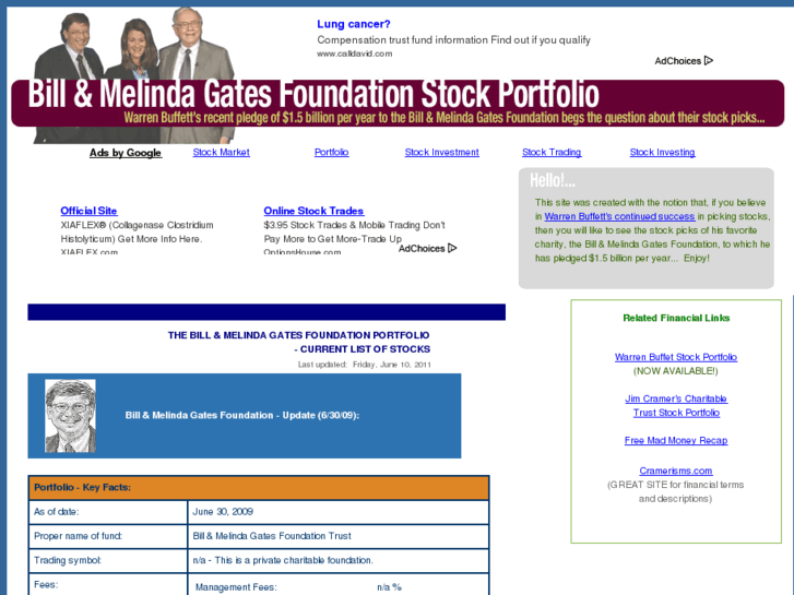 www.gatesfoundationstockportfolio.com