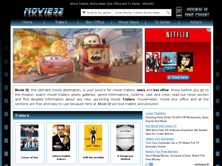 Movie Trailers, Movie News, Box Office and Tv Series Movie32