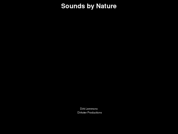 www.soundsbynature.com