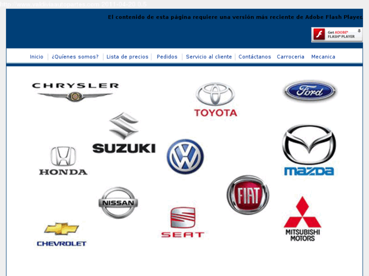 www.valdiviaautopartes.com