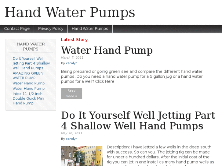 www.handwaterpumps.org