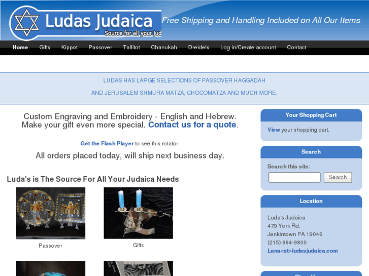 www.ludasjudaica.com