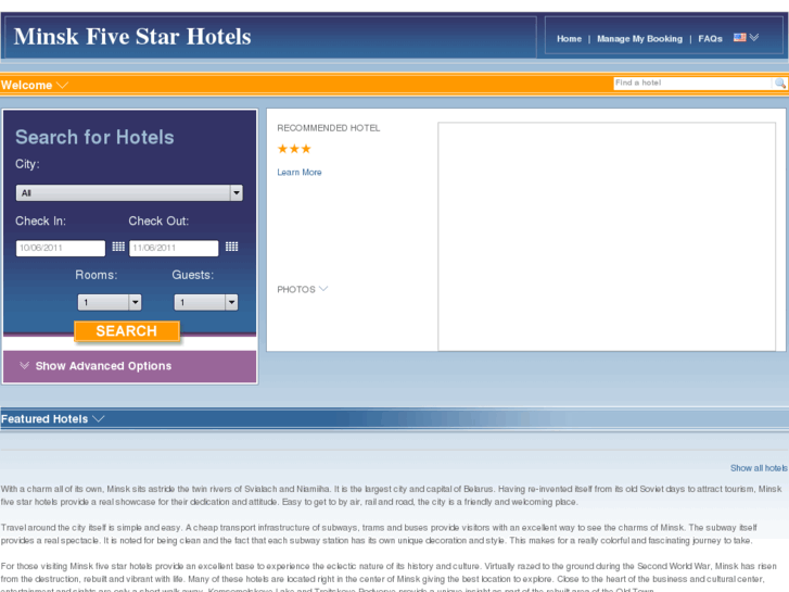 www.minskfivestarhotels.com