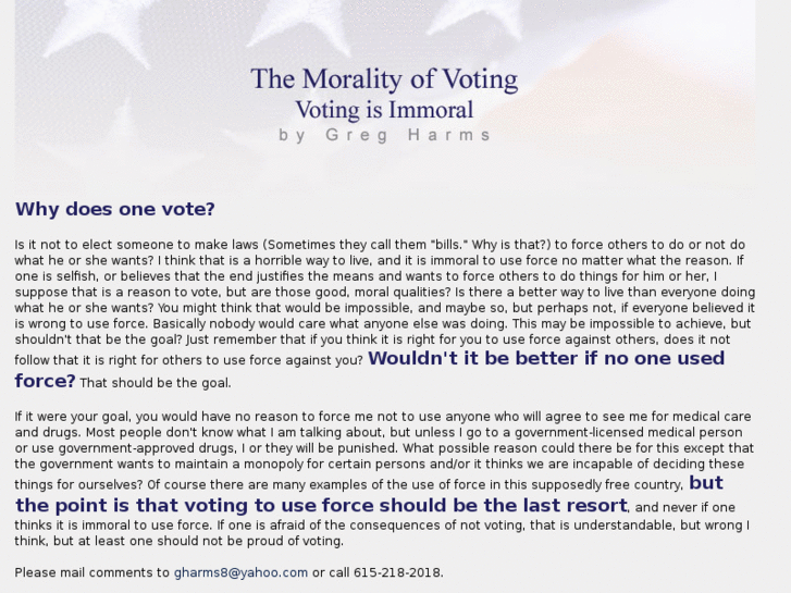 www.moralityofvoting.com