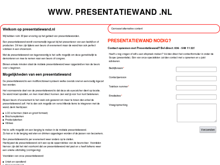 www.presentatiewand.nl