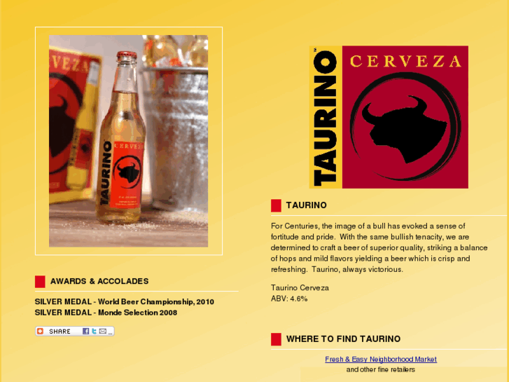 www.taurinobeer.com
