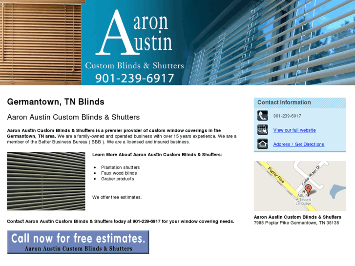 www.aaronaustincustomblinds.net