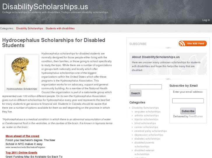 www.disabilityscholarships.us