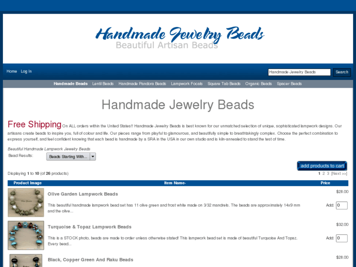 www.handmadejewelrybeads.com