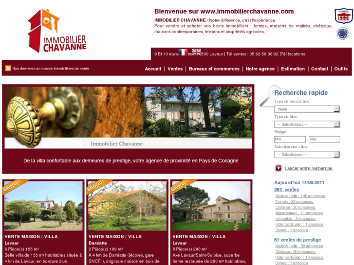 www.immobilierchavanne.com