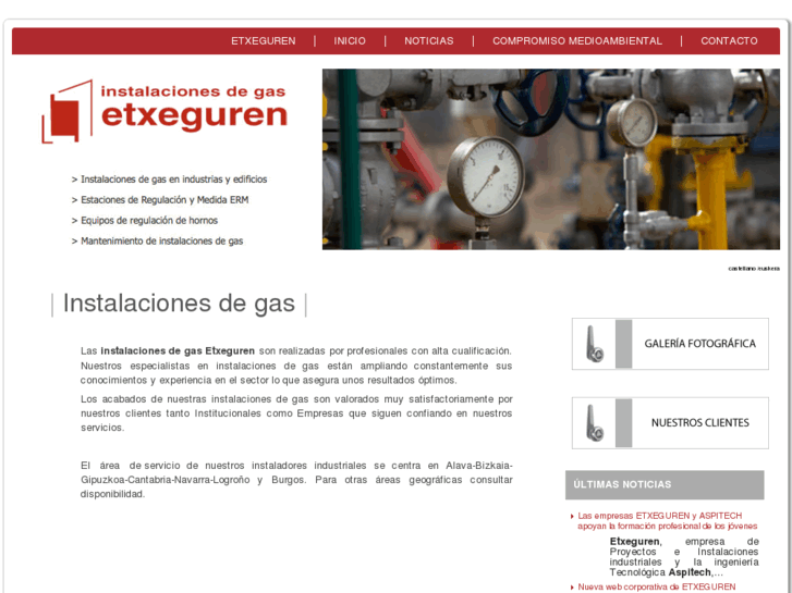 www.instalacionesdegasetxeguren.es