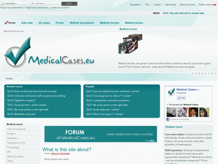 www.medicalcases.eu