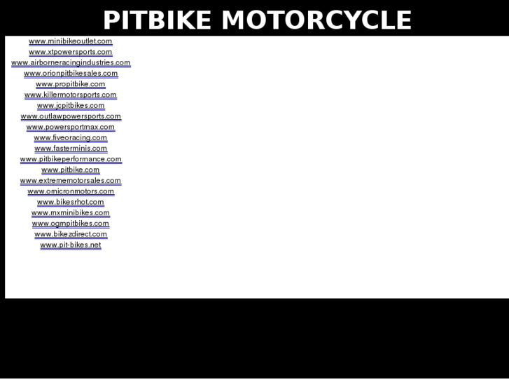 www.pitbikemotorcycle.com