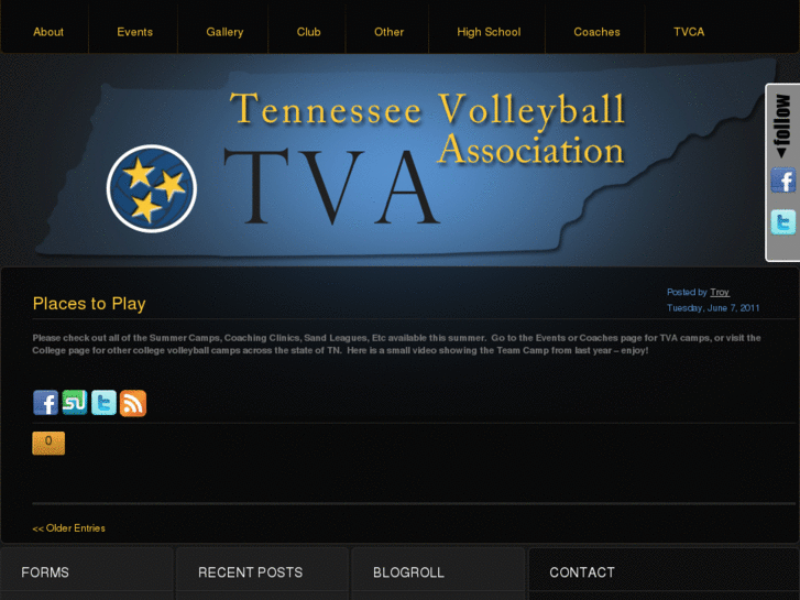 www.tennessee-volleyball.com