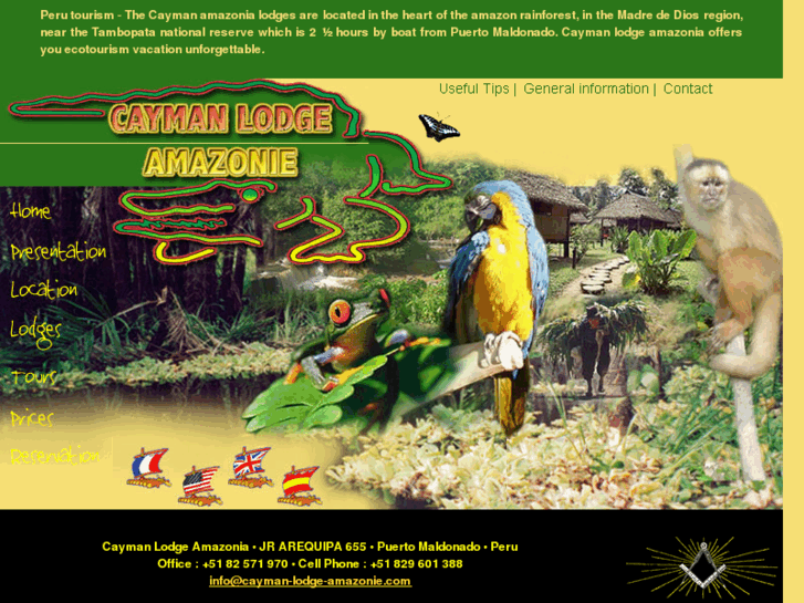 www.cayman-lodge-amazonie.com