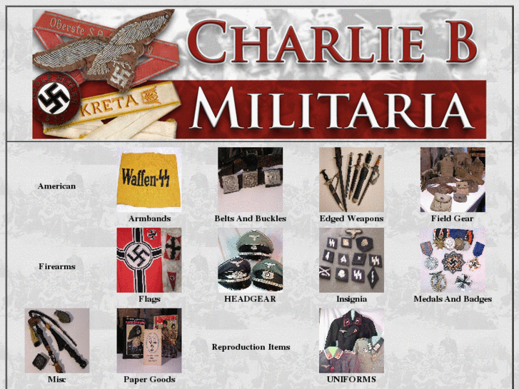 www.charliebmilitaria.com