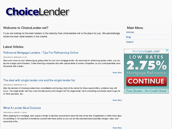 www.choicelender.net
