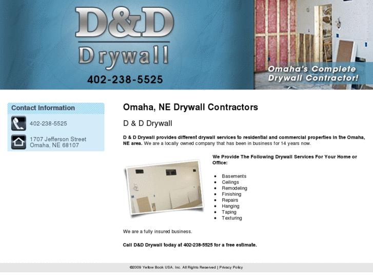 www.dandddrywall.com