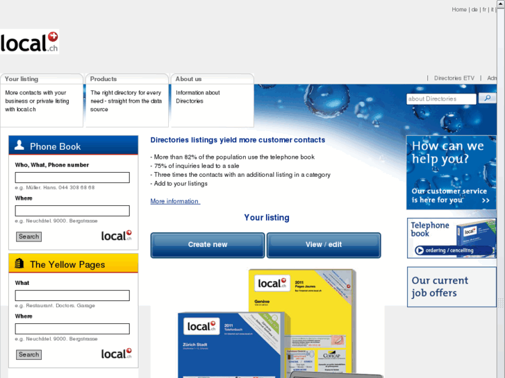 www.directories.ch