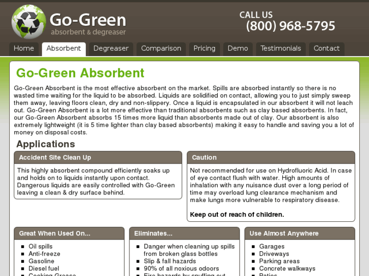 www.gogreenabsorbent.com