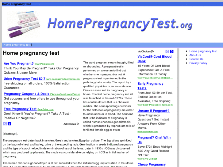 www.homepregnancytest.org