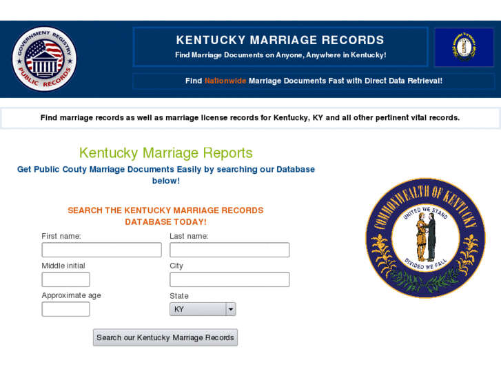 www.kentuckymarriagerecords.org