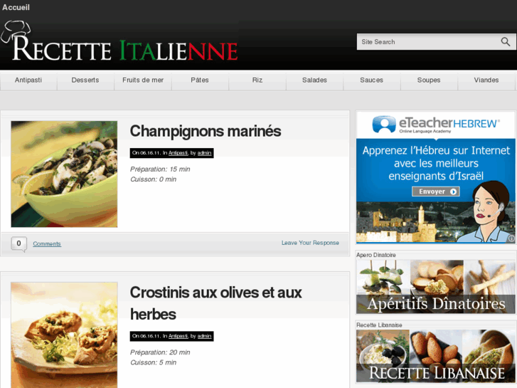 www.recetteitalienne.com