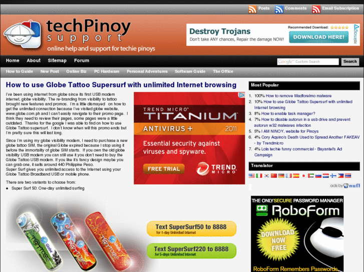 www.techpinoysupport.com