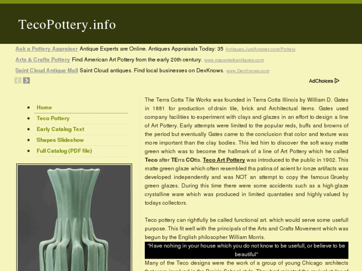 www.tecopottery.info