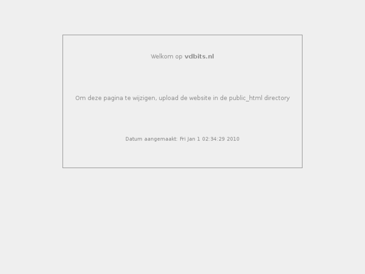 www.vdbits.nl