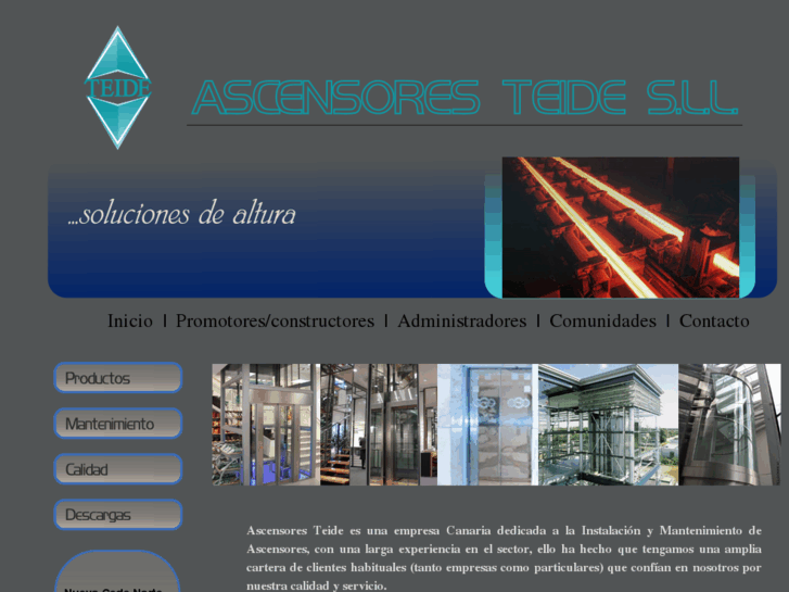 www.ascensoresteide.es