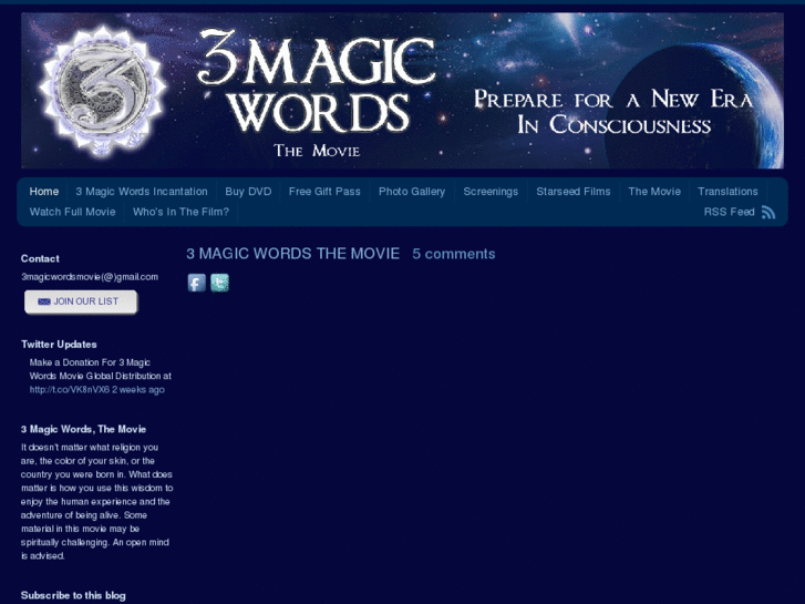 www.3magicwordsmovie.com